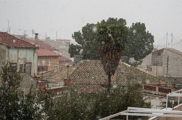 Nieve en Alcoi. 