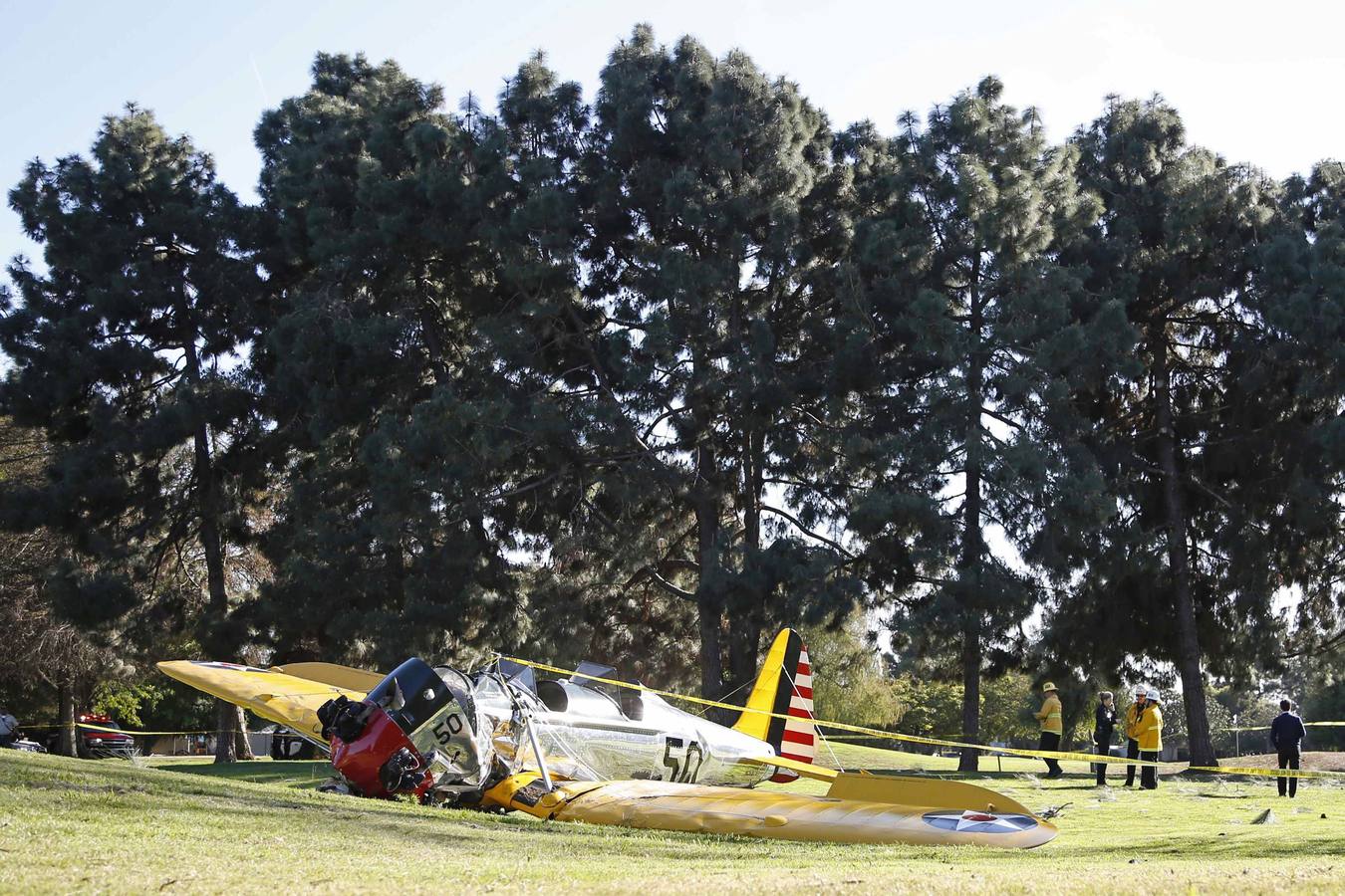 Harrison Ford, herido en un aterrizaje forzoso de la avioneta que pilotaba