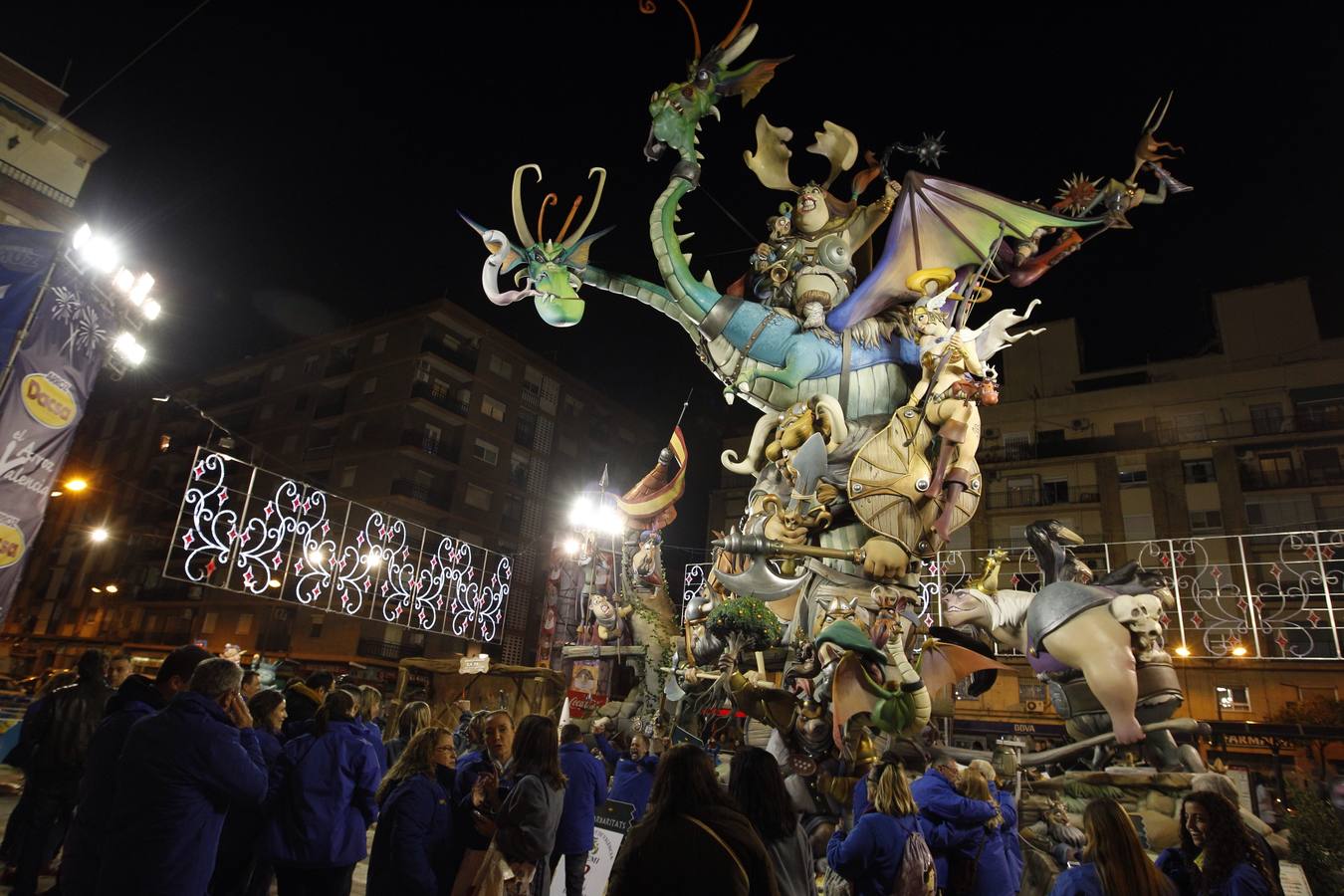 FALLA MONESTIR DE POBLET-APARICIO ALBIÑANA (L'ANTIGA). 