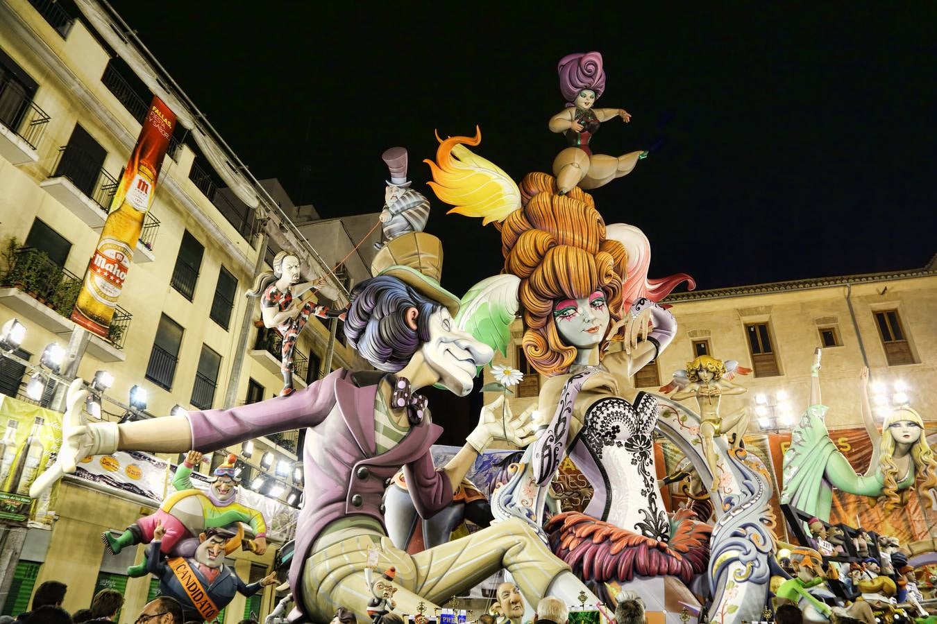 FALLA PLAZA DEL PILAR. 