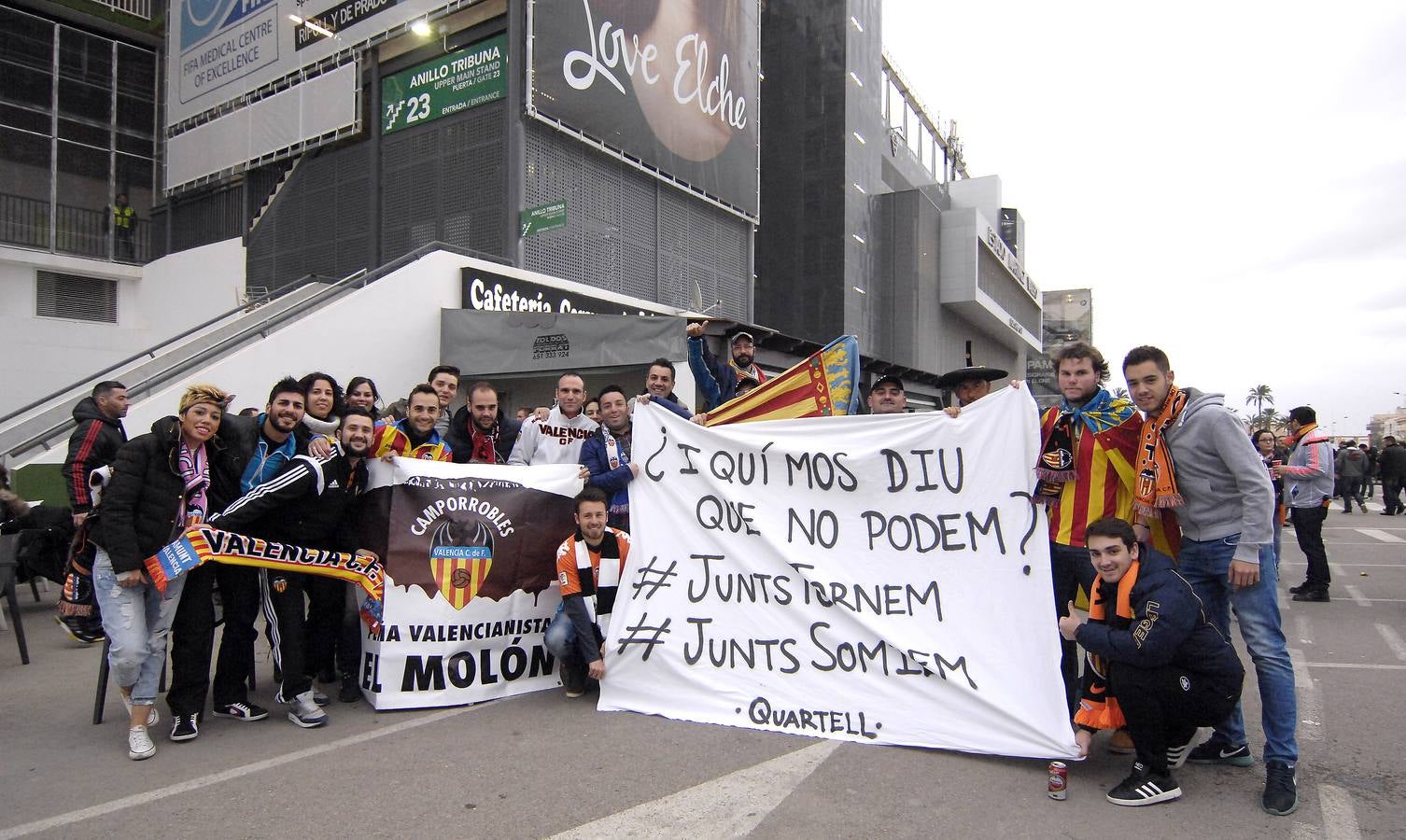 Encuentro entre el Elche y el Valencia