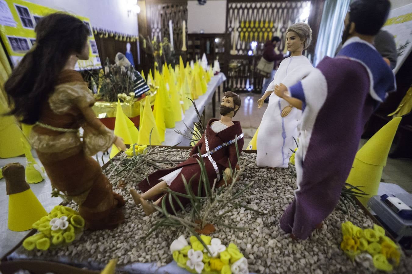 Semana Santa de papel en el colegio Jesús María de San Agustín