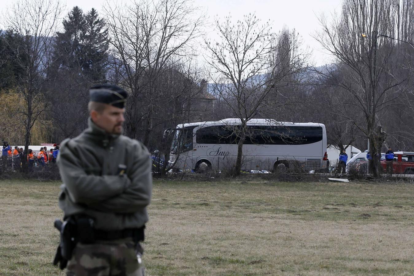 Los familiares llegan a Seyne-les-Alpes. SEYNE -LES- ALPES (FRANCIA). Las autoridades francesas están organizando un dispositivo en Seyne -les-Alpes para acoger a los familiares de las víctimas que quieran trasladarse hasta el lugar.