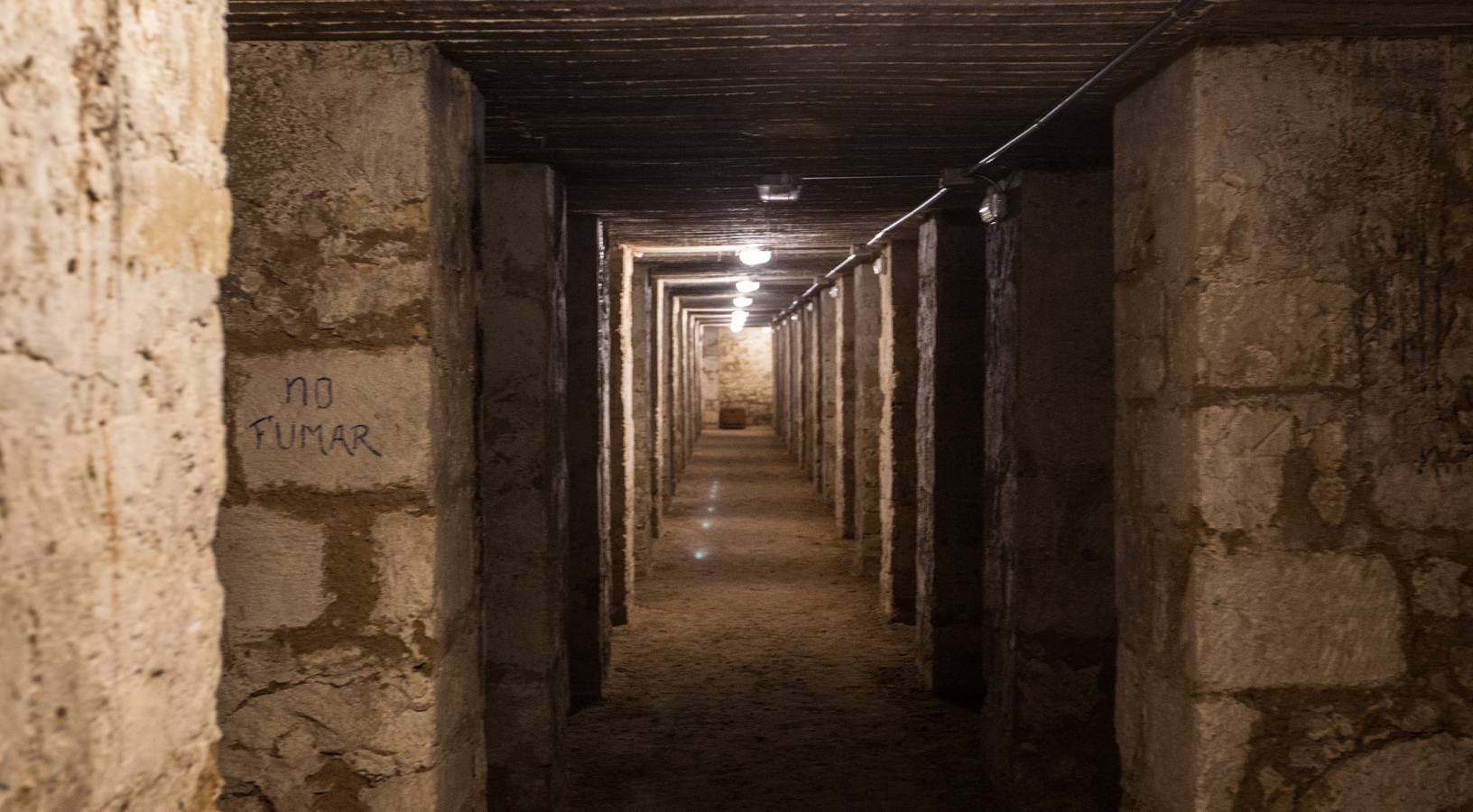 Instalaciones del refugio de la Guerra Civil de Séneca