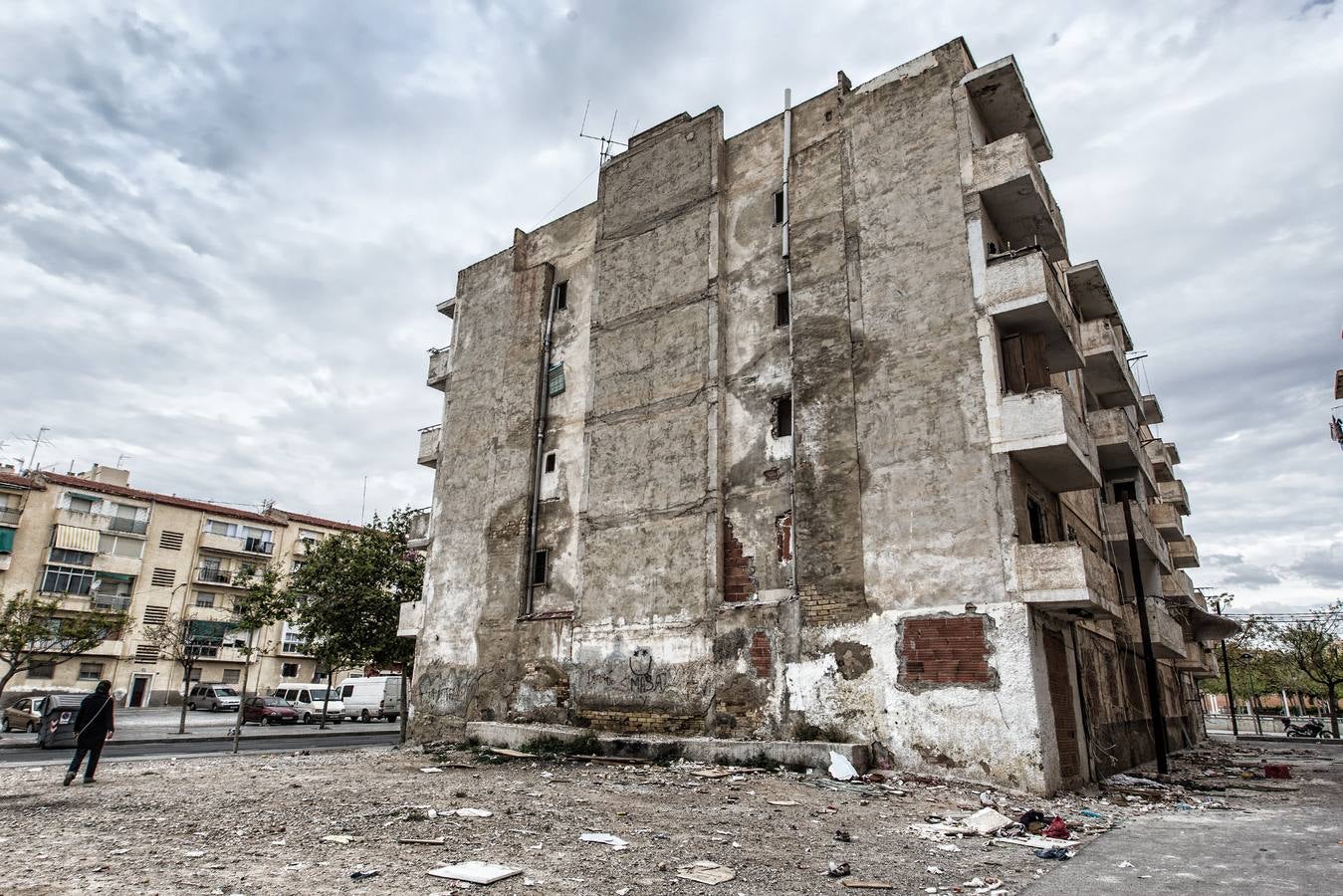 Edificios desalojados de Nou Alcolecha