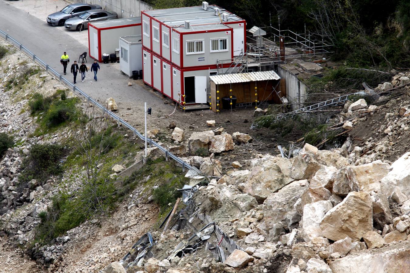 Los vecinos de Cortes de Pallás se preparan para una recuperación lenta tras el derrumbe