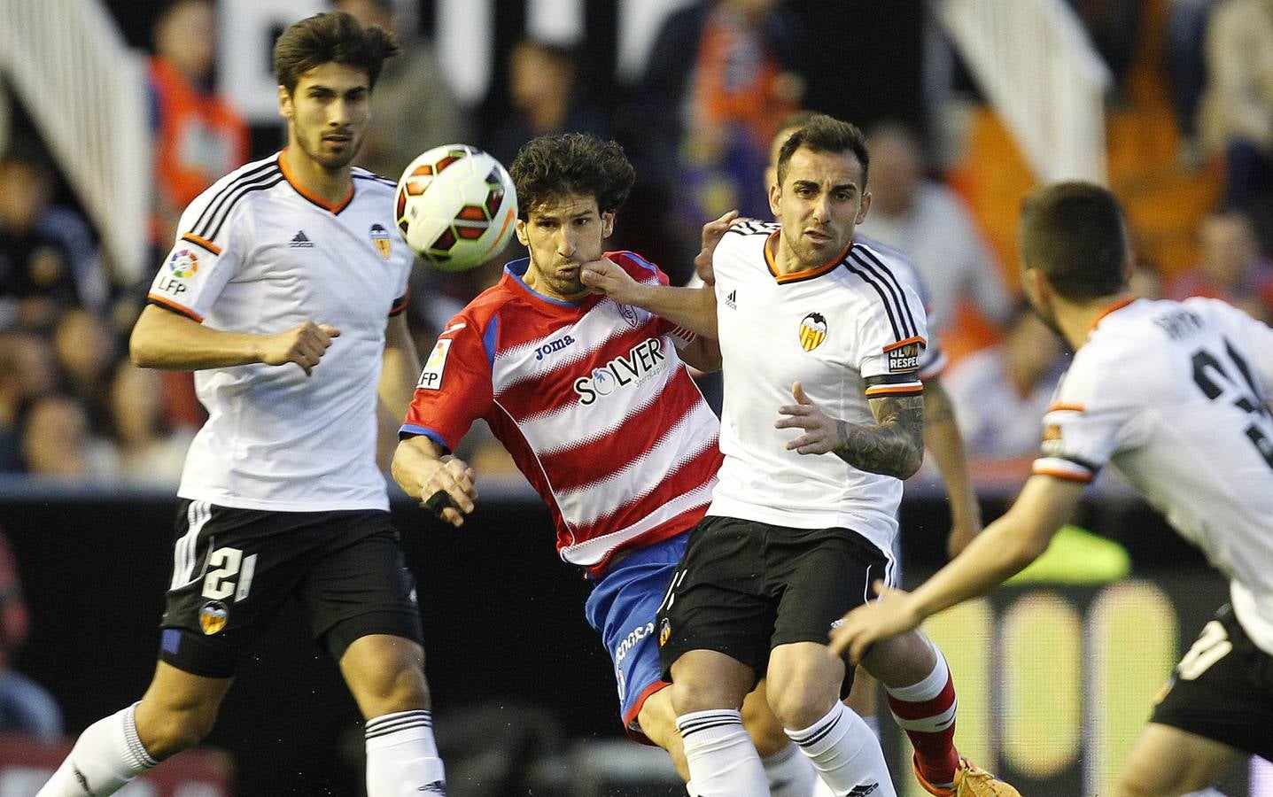 El Valencia CF-Granada, en imágenes