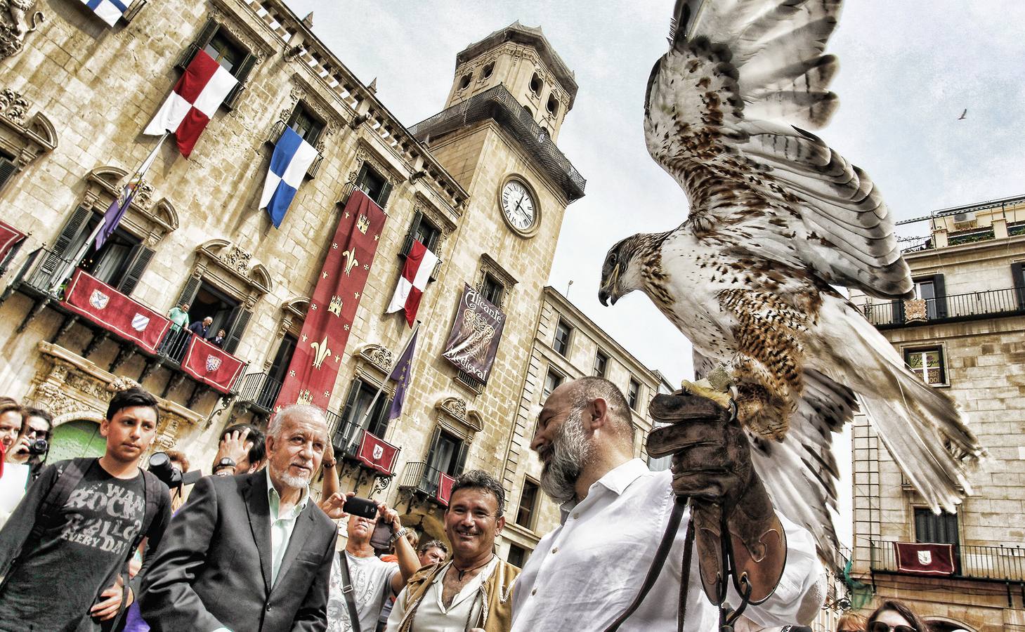 Inauguración del Mercadillo Medieval de Alicante