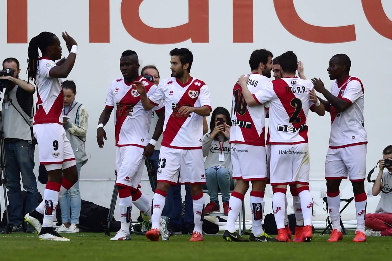 El Rayo Vallecano-Valencia, en imágenes