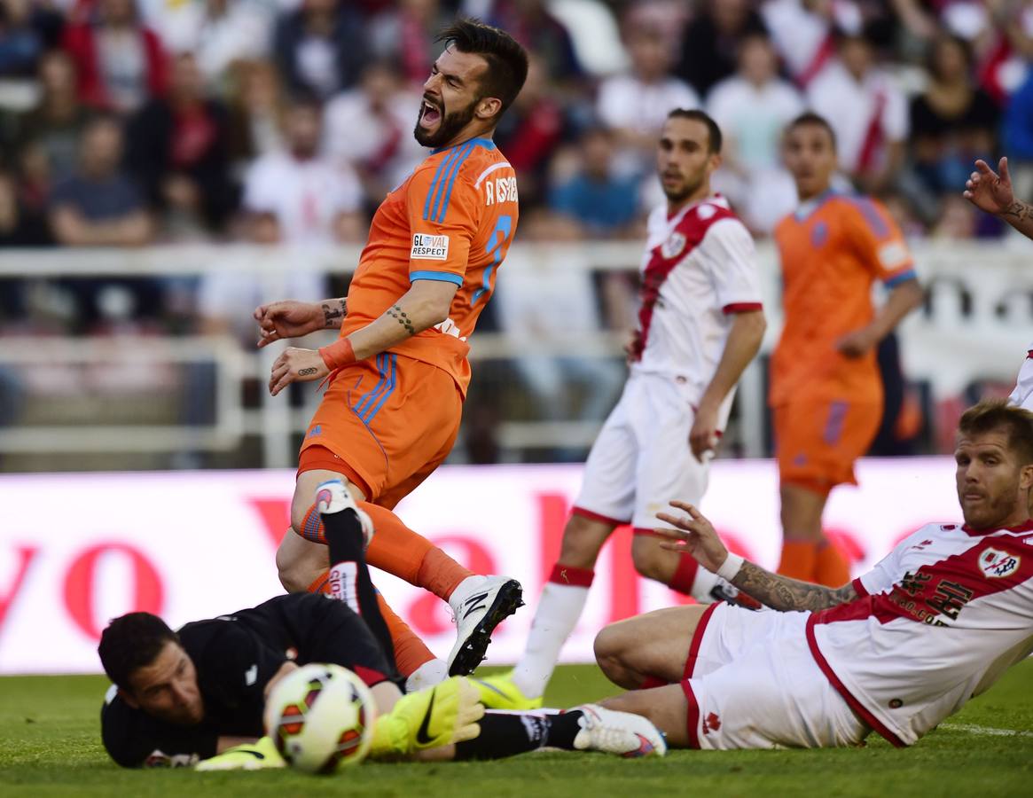 El Rayo Vallecano-Valencia, en imágenes