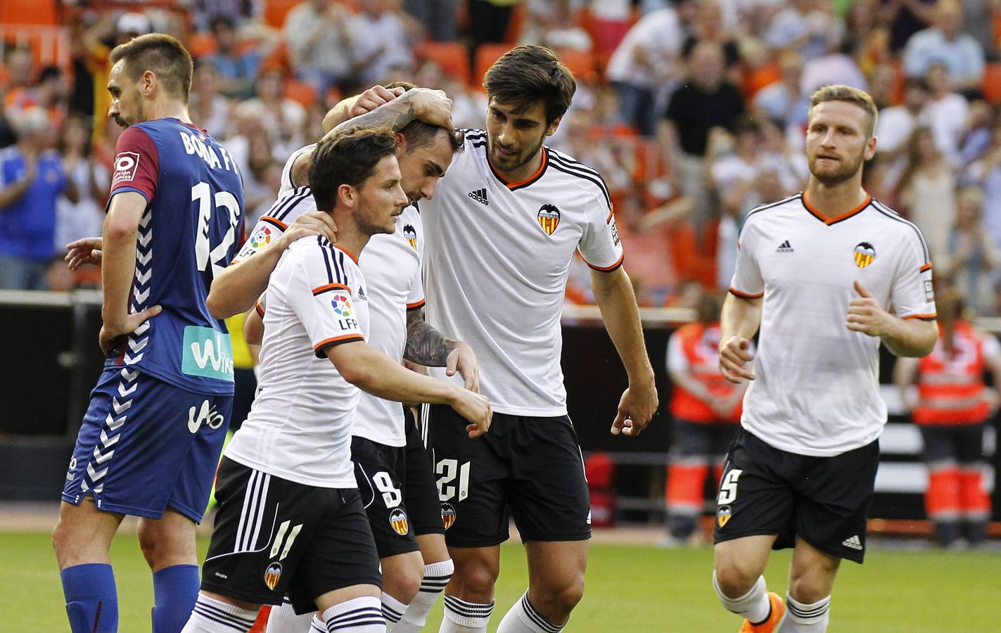 El Valencia CF-Eibar, en imágenes