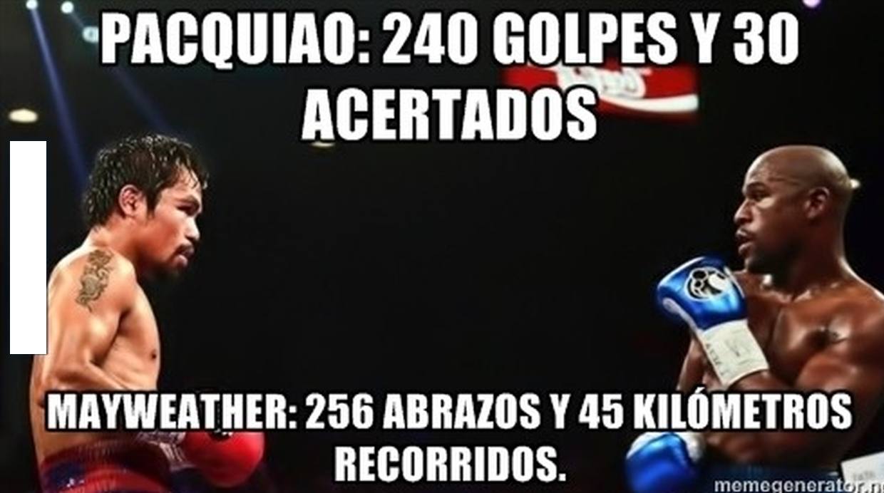 Los mejores memes del combate entre Pacquiao y Mayweather