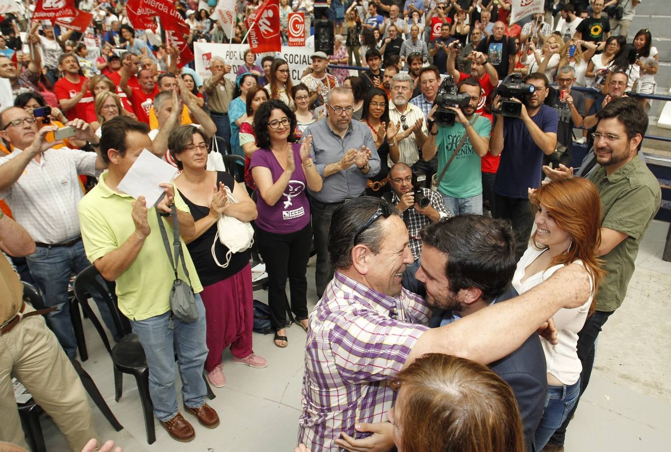 Mitin de Alberto Garzón en Alicante