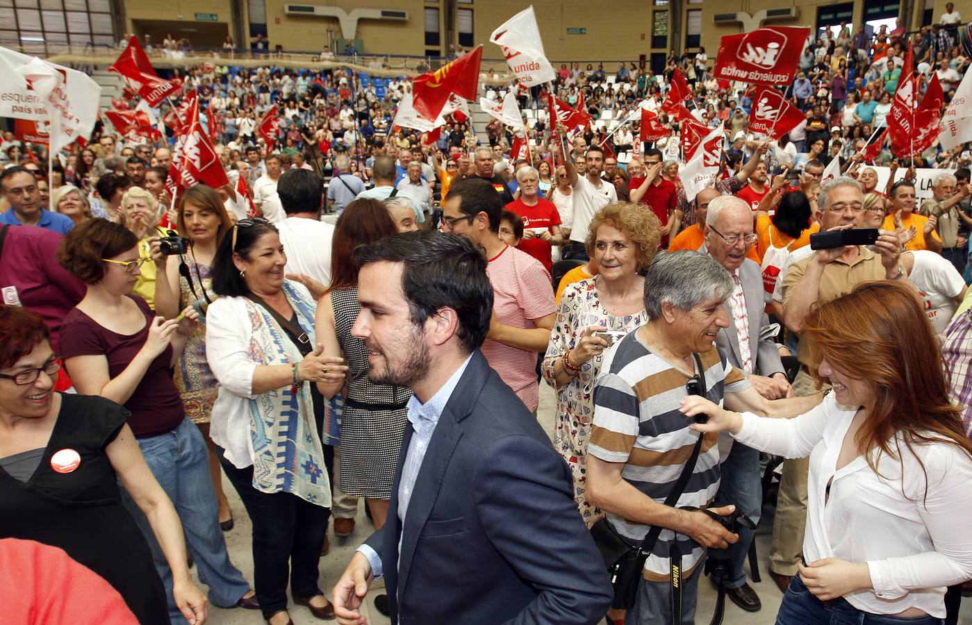 Mitin de Alberto Garzón en Alicante