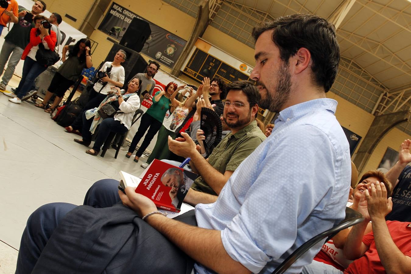 Mitin de Alberto Garzón en Alicante