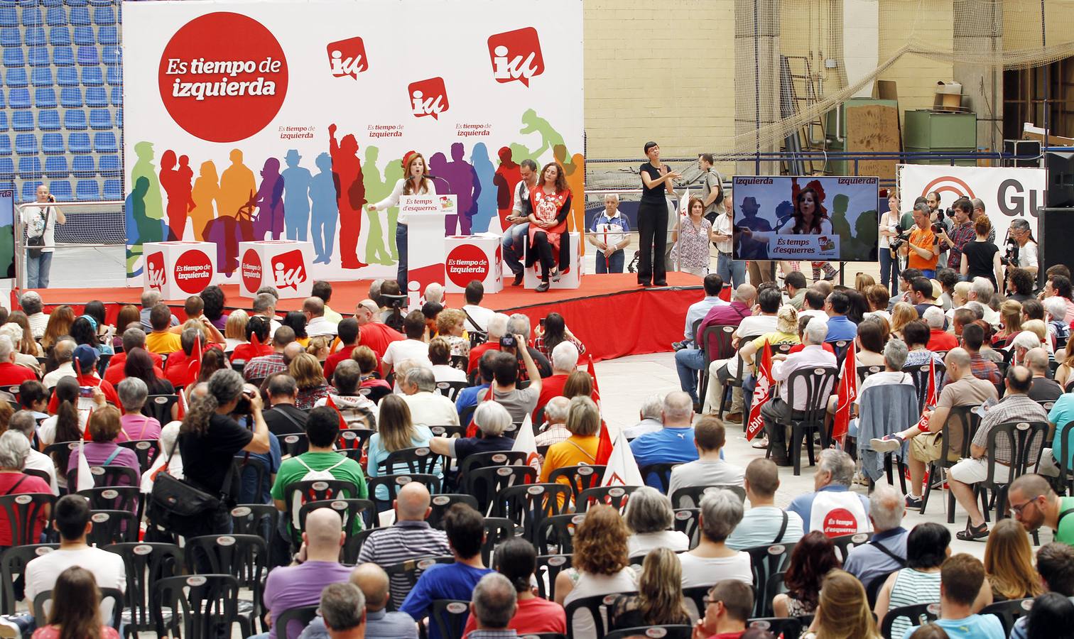 Mitin de Alberto Garzón en Alicante