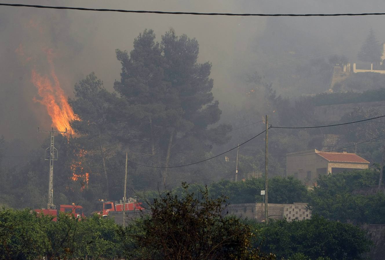 Incendio en Vall d&#039;Ebo