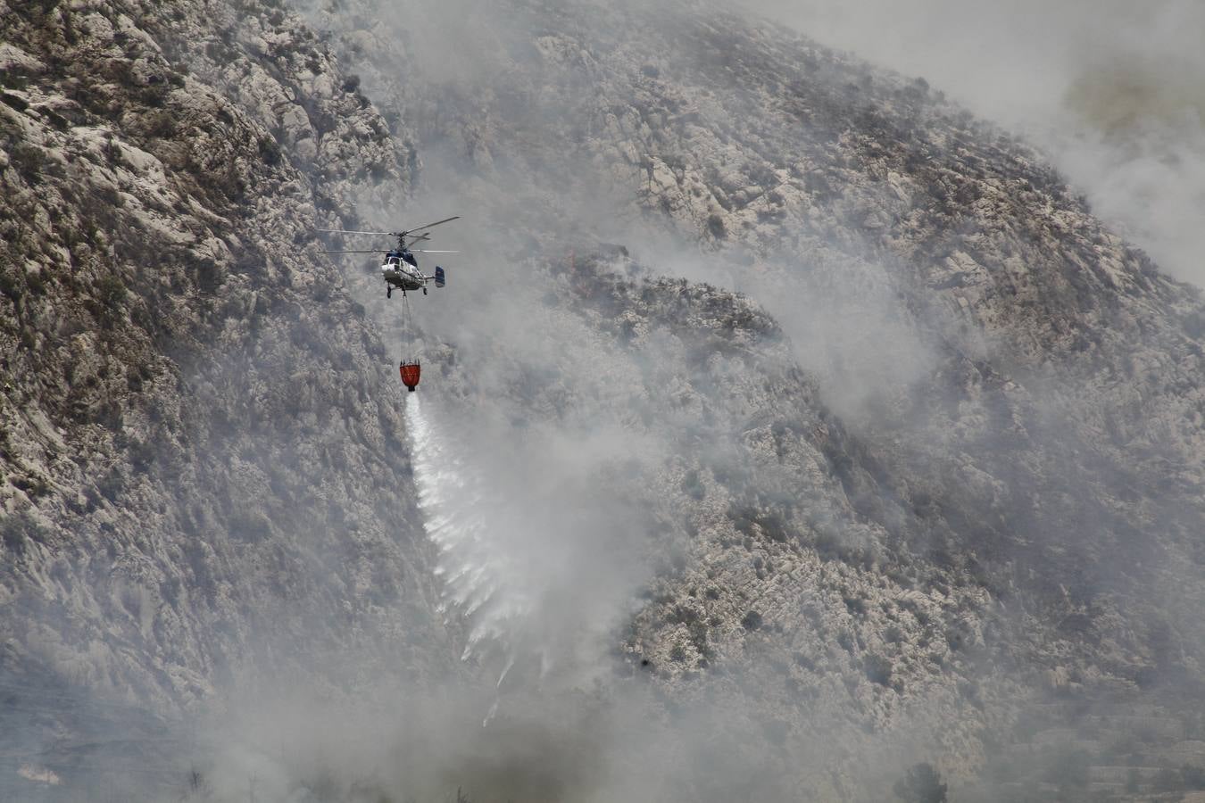 Incendio en Vall d&#039;Ebo