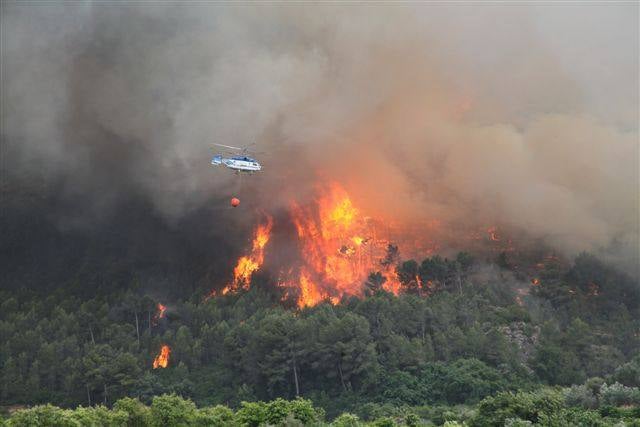 Incendio en Vall d&#039;Ebo