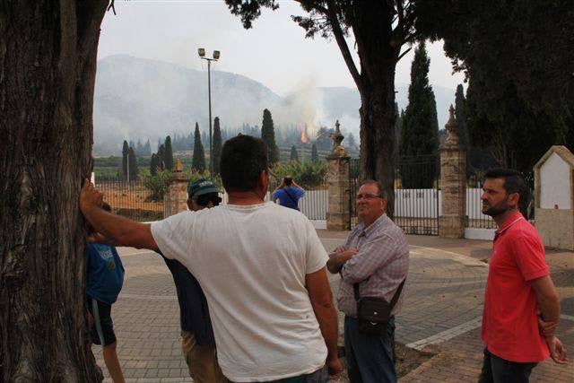 Incendio en Vall d&#039;Ebo