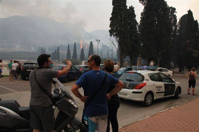 Incendio en Vall d&#039;Ebo