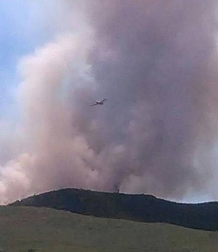 Un incendio en Segorbe amenaza a los montes valencianos