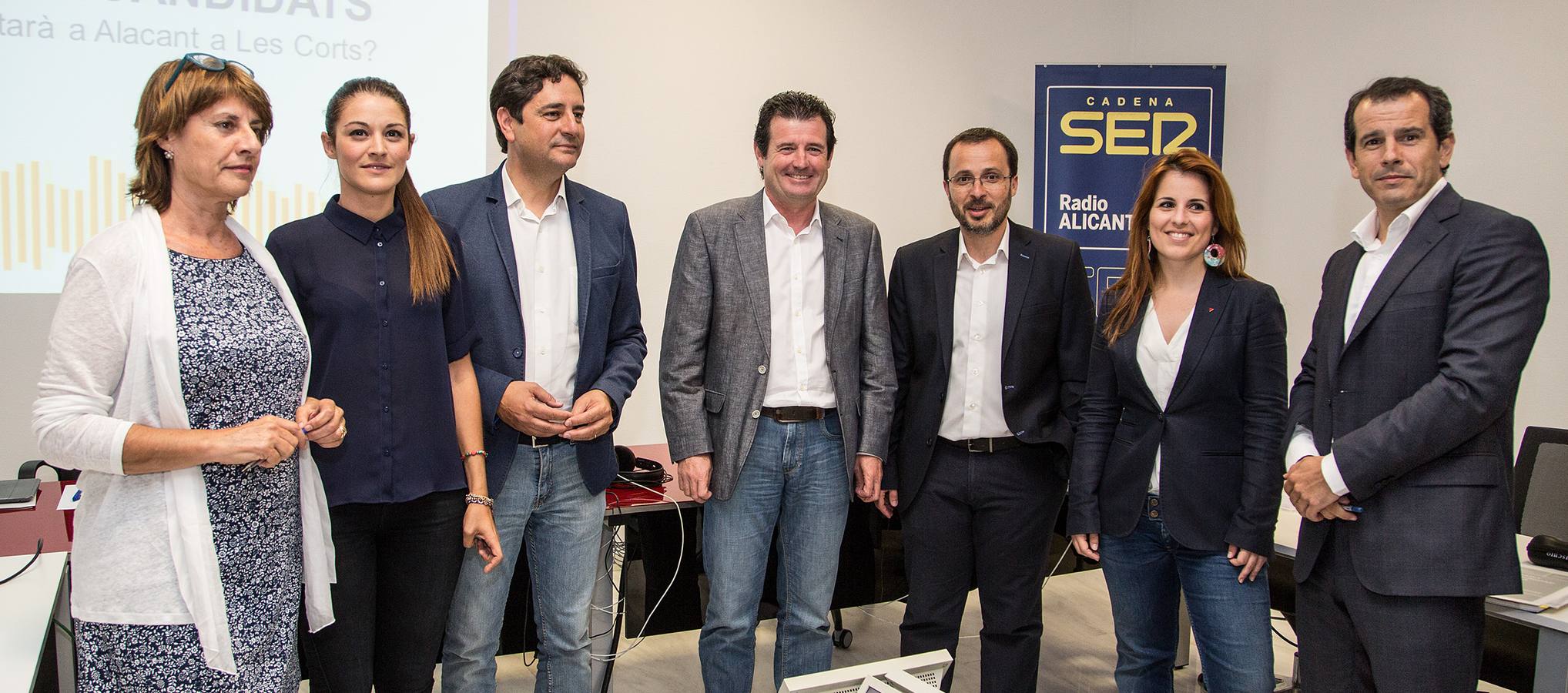 Debate de candidatos a Les Corts por la provincia de Alicante