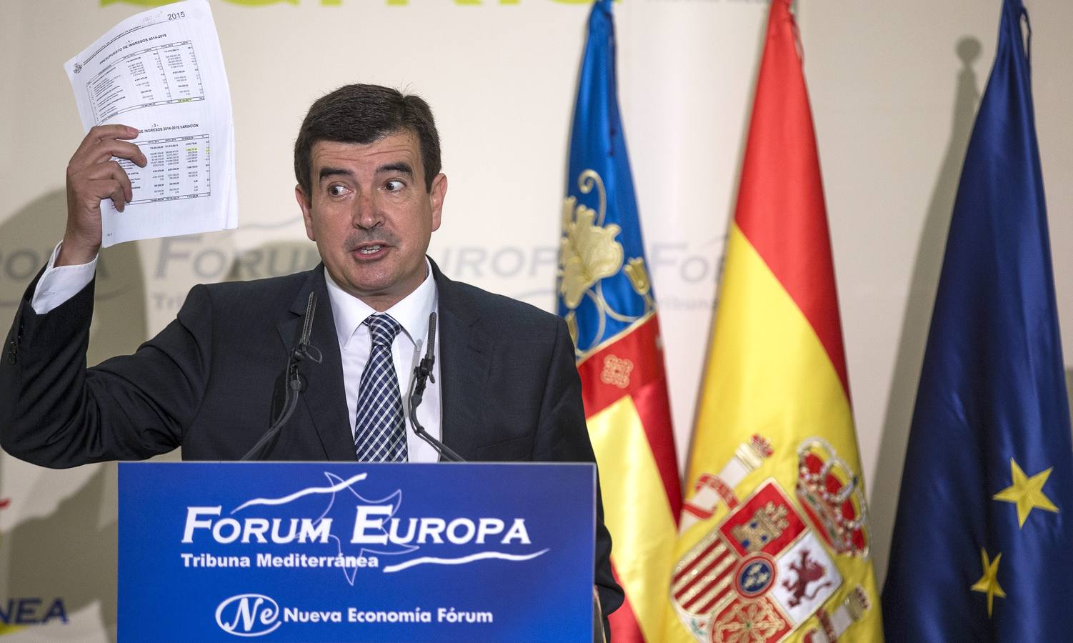Albert Rivera, líder de Ciudadanos, en Valencia