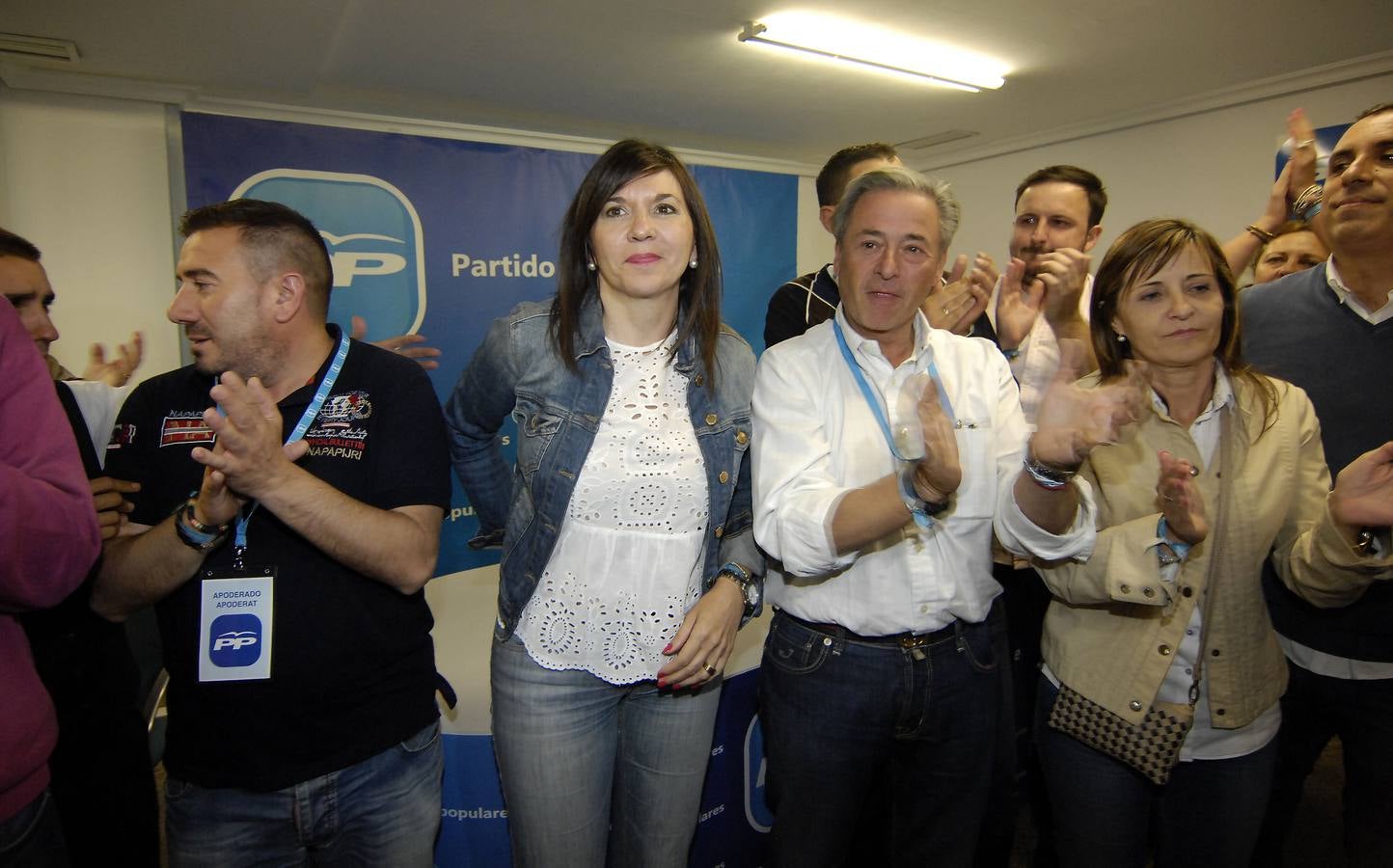 Noche electoral en la sede del PP de Elche