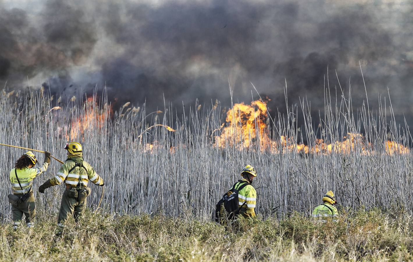 Incendio en Fontcalent