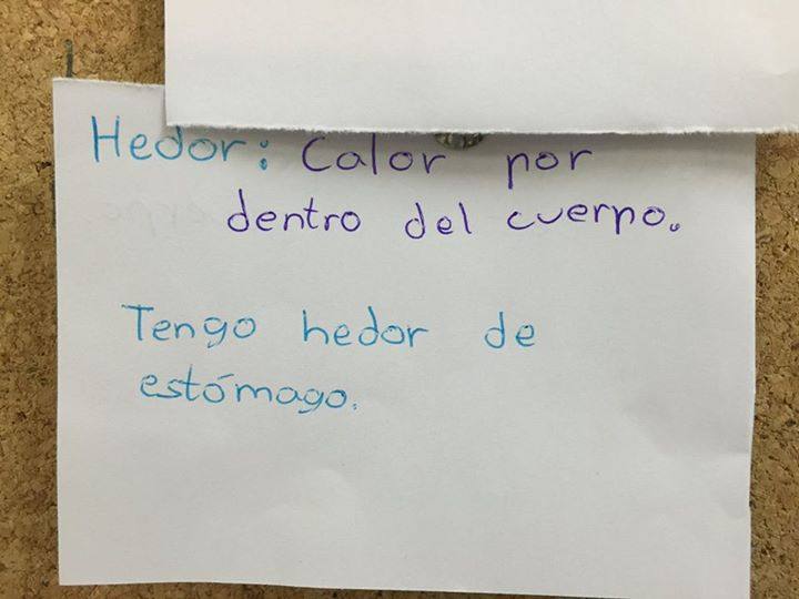 Las curiosas definiciones de palabras escritas por niños de 10 años que triunfan en la red