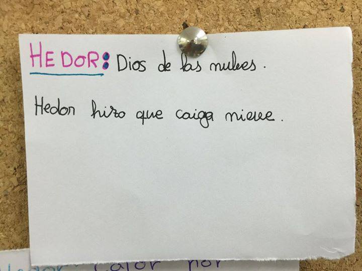 Las curiosas definiciones de palabras escritas por niños de 10 años que triunfan en la red