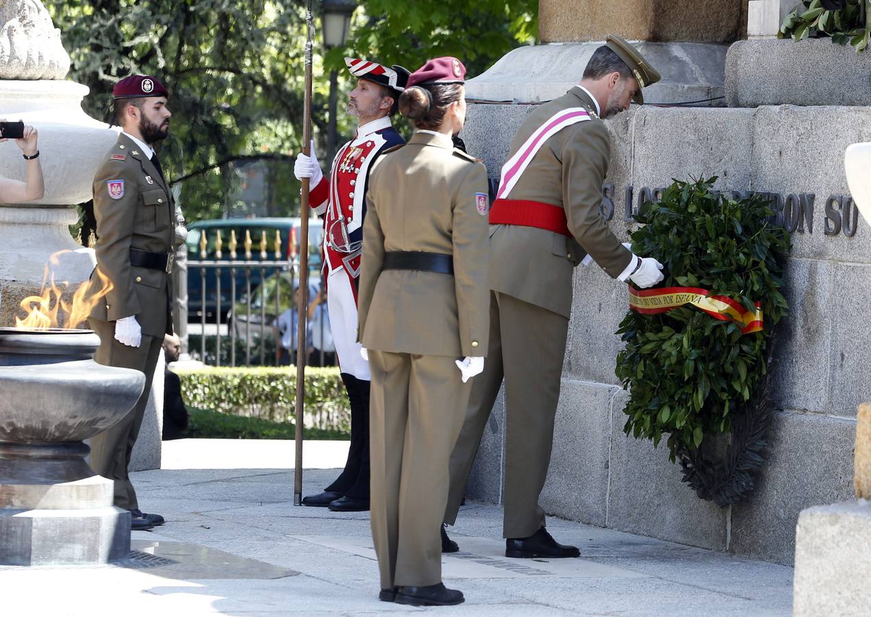 Los Reyes presiden el acto central del Día de las Fuerzas Armadas