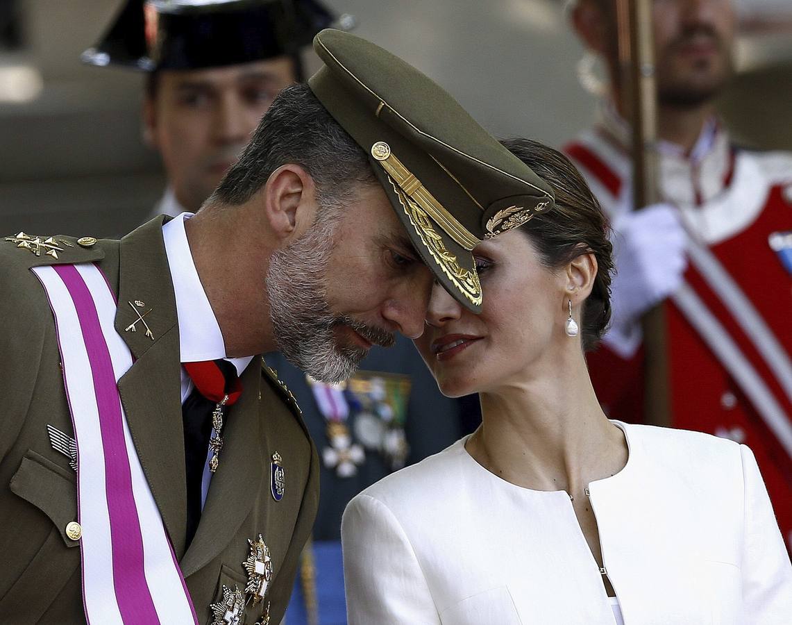 Los Reyes presiden el acto central del Día de las Fuerzas Armadas