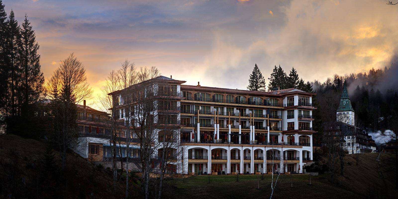 El hotel Schloss Elmau, un palacio en los Alpes