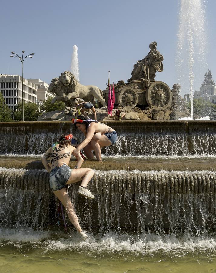 Protesta de Femen contra la &#039;ley mordaza&#039;