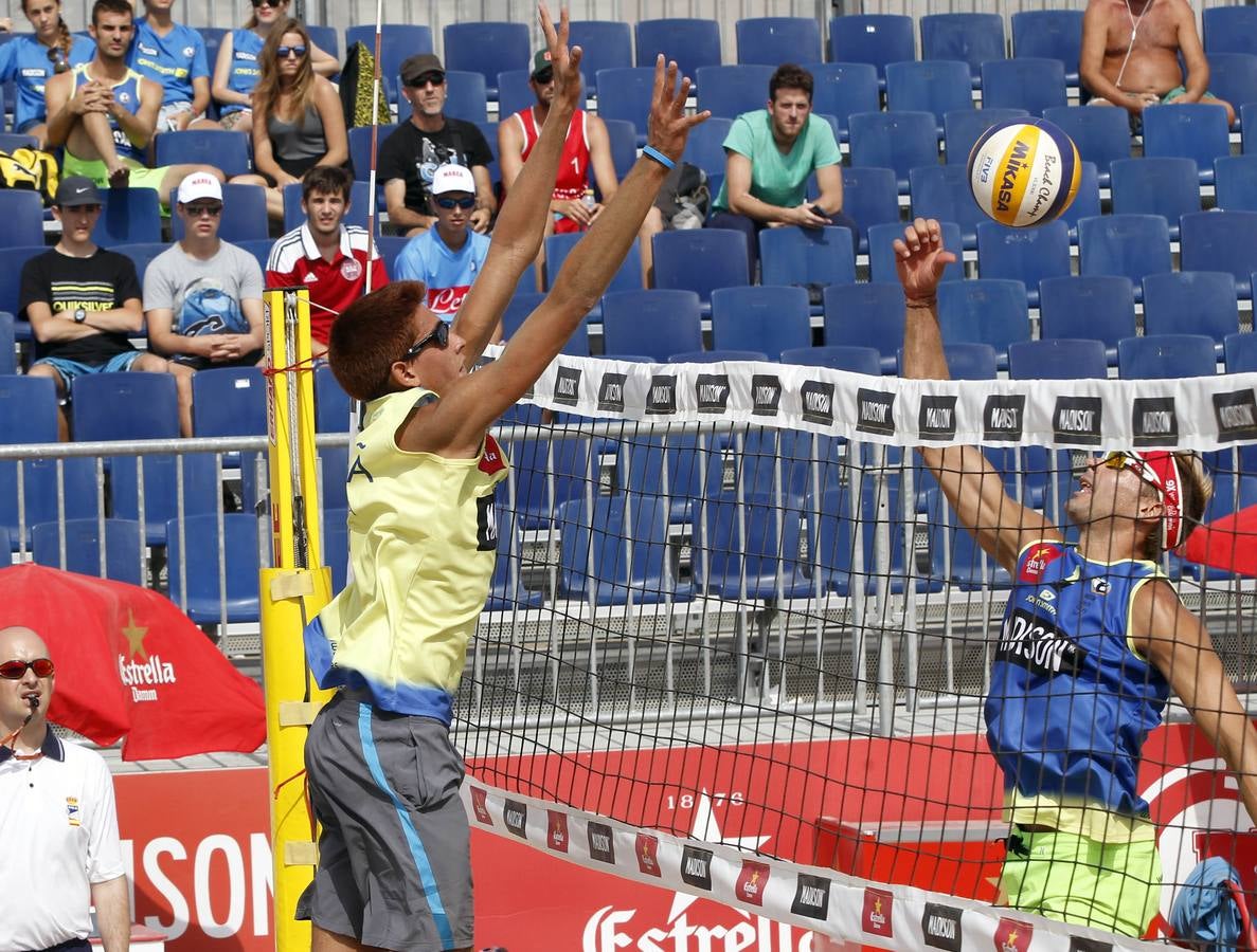 Campeonato de voley playa en la Malvarrosa