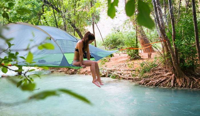 Tentsile crea una gran variedad de hamacas que flotan en el aire