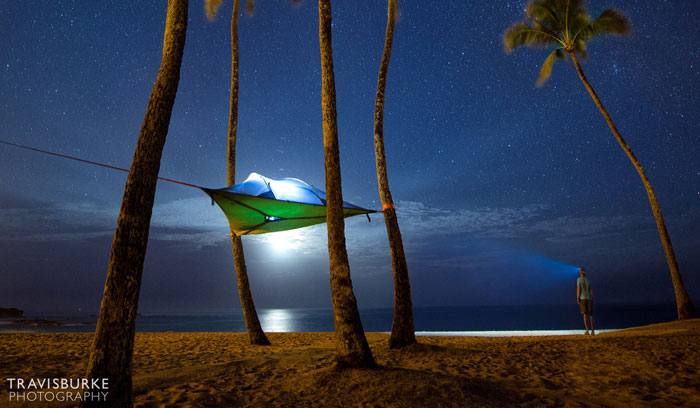 Tentsile crea una gran variedad de hamacas que flotan en el aire