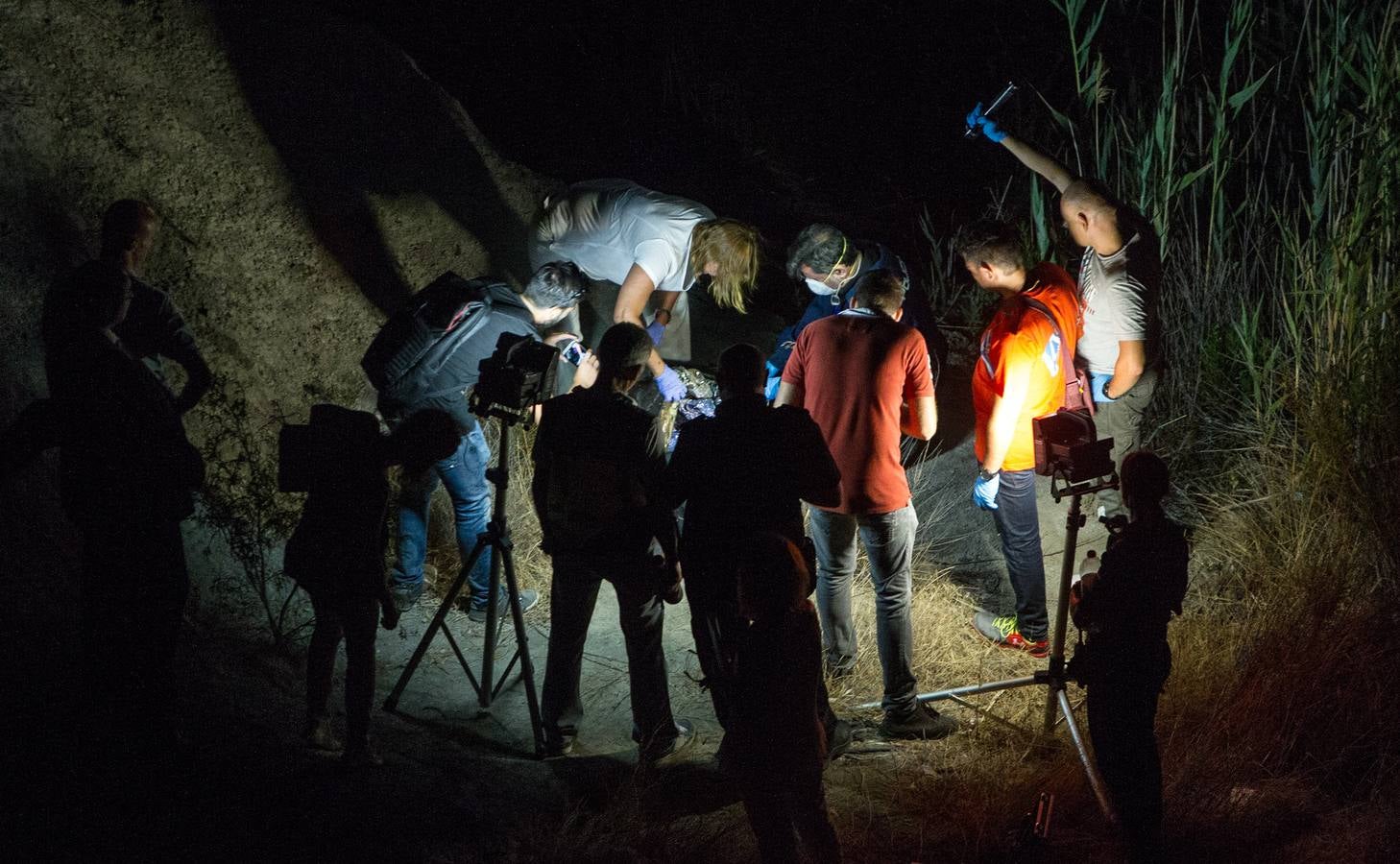 Hallan tres maletas con restos humanos descuartizados en las lagunas de Rabasa