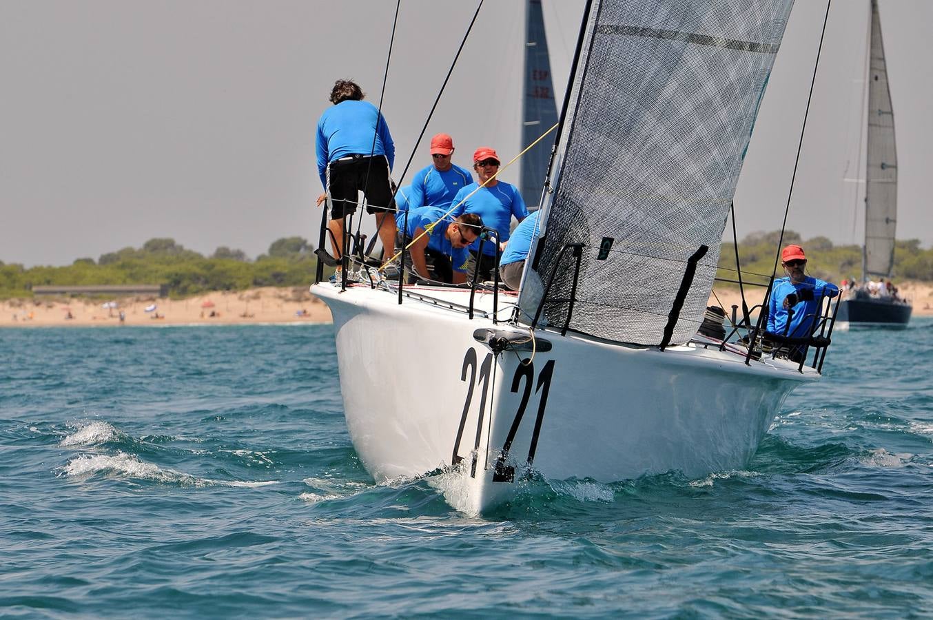 Entrega de premios de la Copa de SM la Reina de vela en Valencia