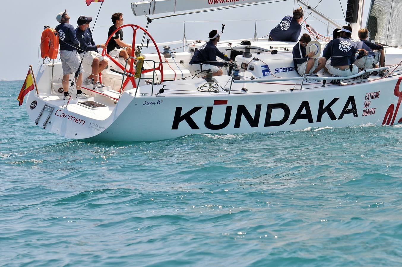 Entrega de premios de la Copa de SM la Reina de vela en Valencia