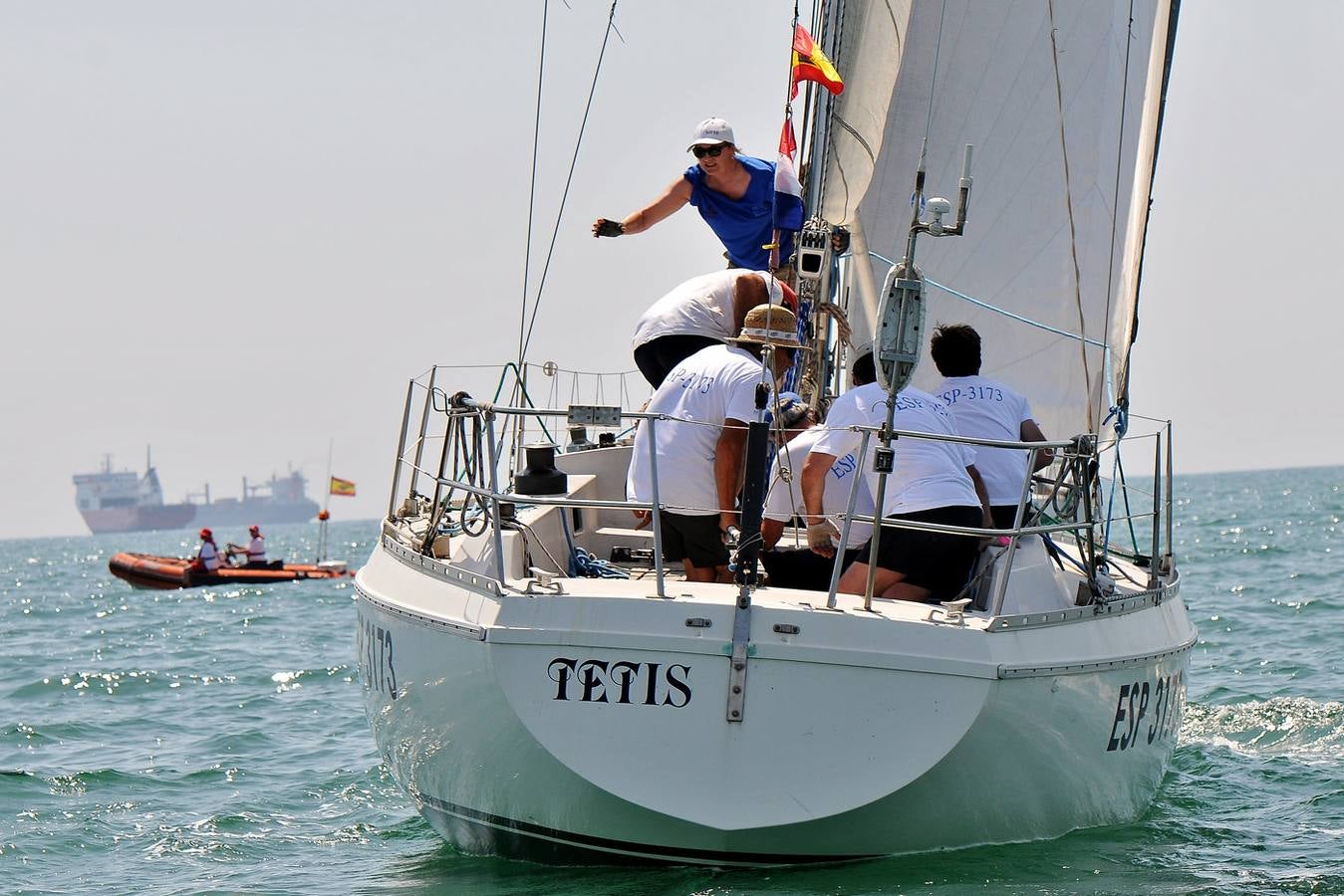 Entrega de premios de la Copa de SM la Reina de vela en Valencia