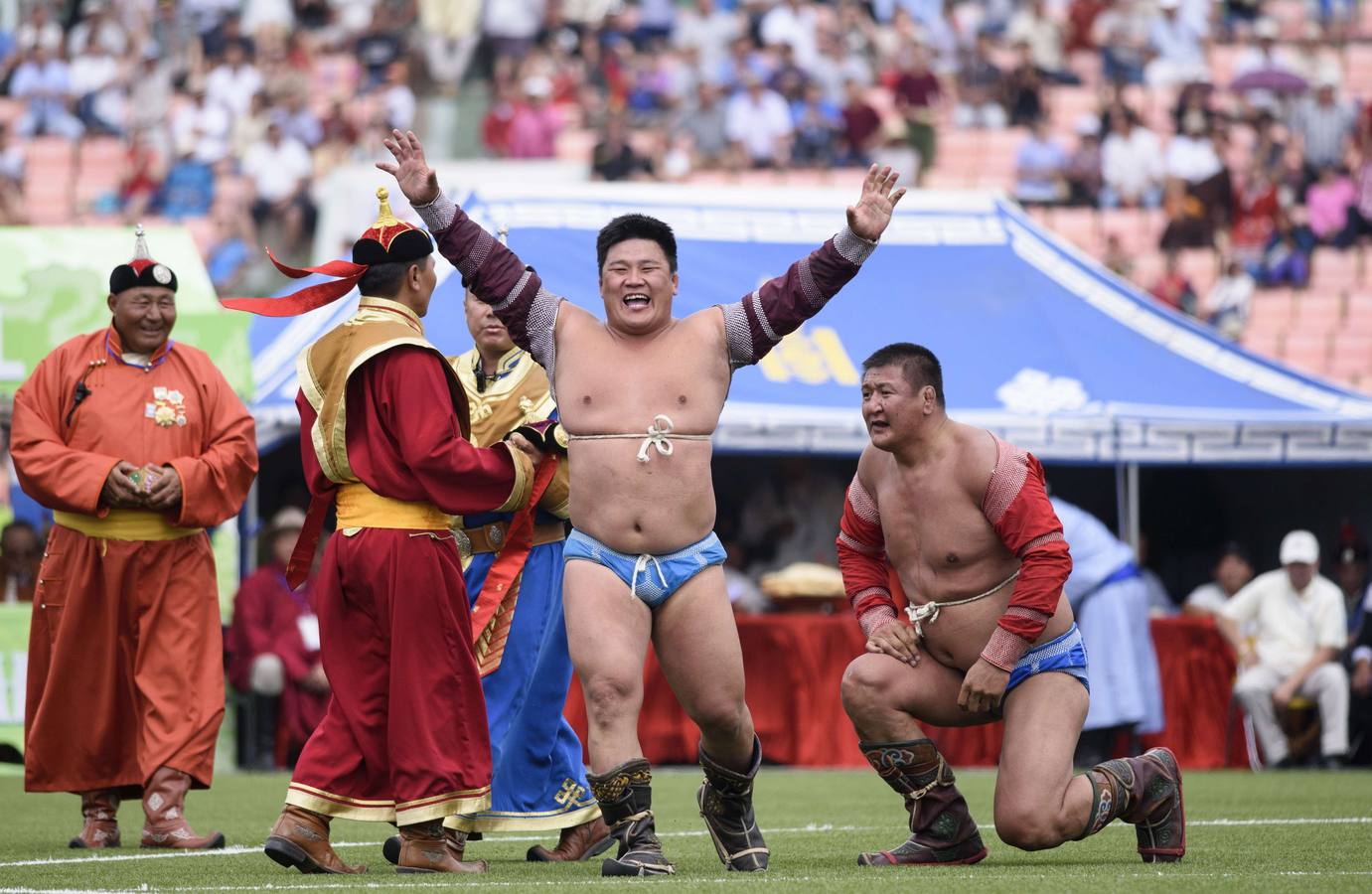 Mongolia celebra sus vistosos &#039;Juegos de Hombres&#039;