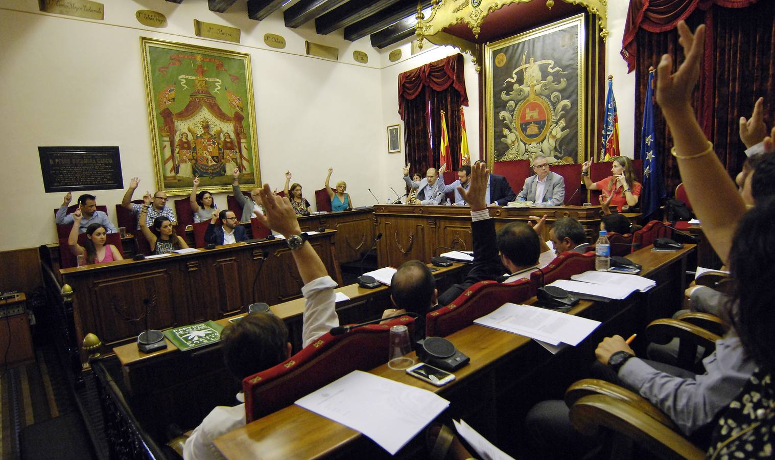 Pleno ordinario del Ayuntamiento de Elche