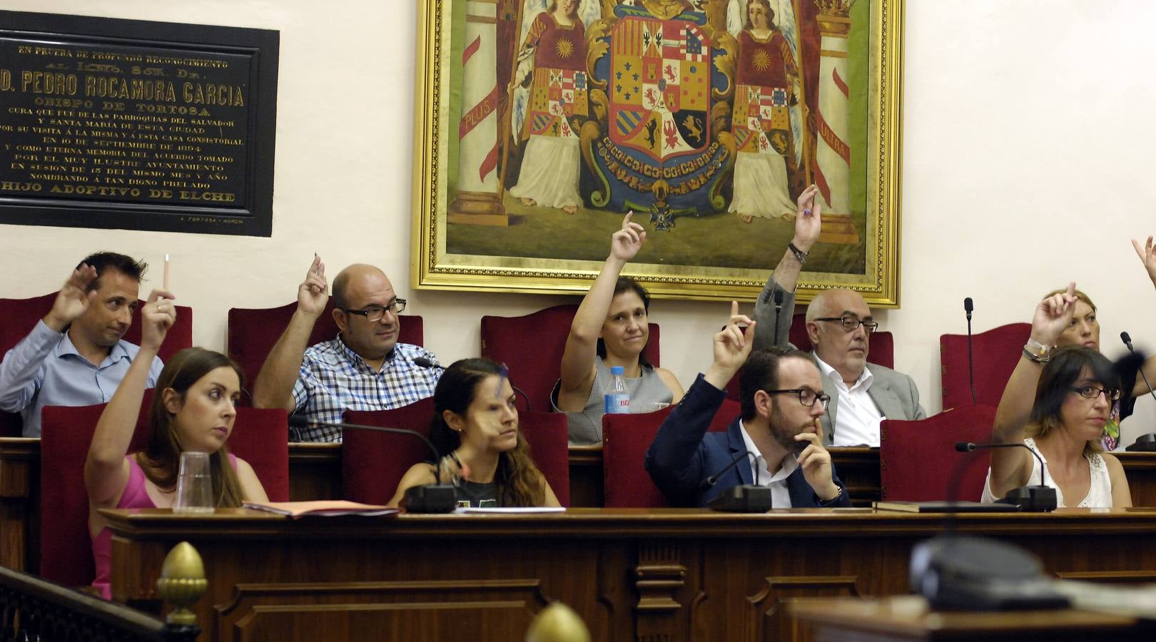 Pleno ordinario del Ayuntamiento de Elche