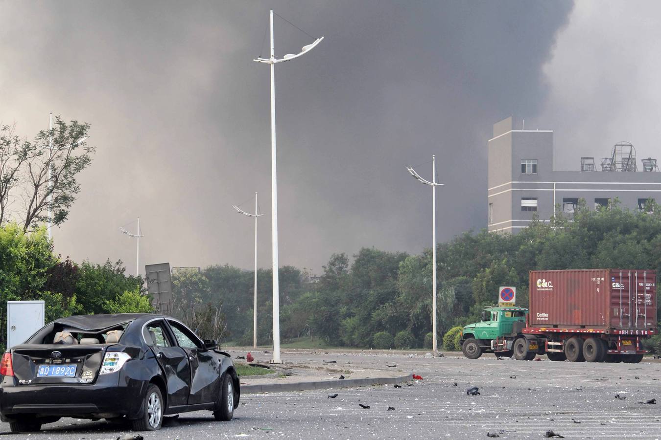 Brutales explosiones en Tianjin