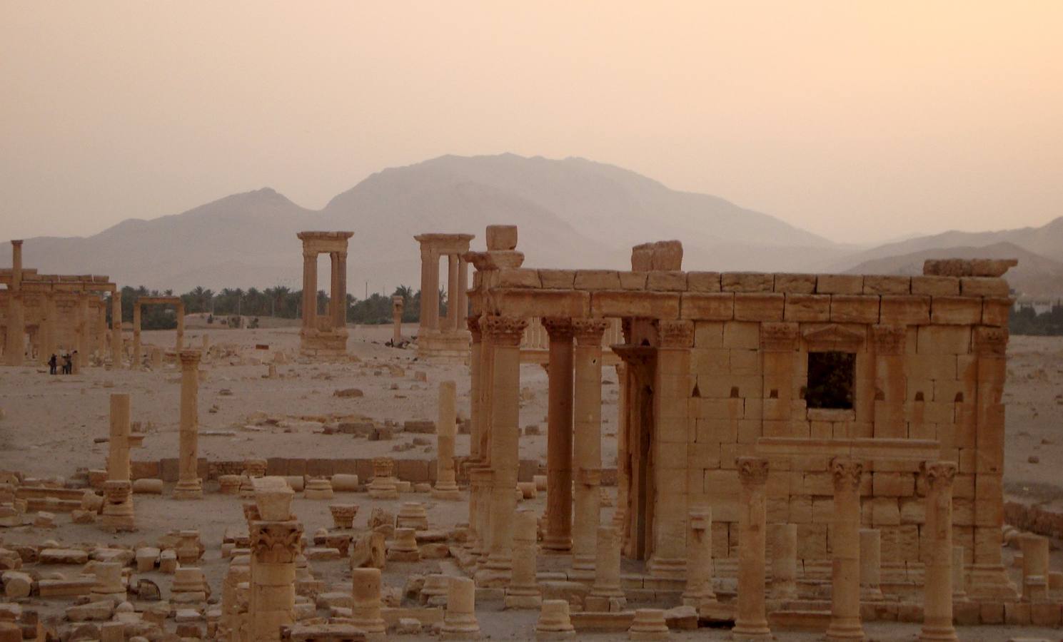 El templo de Baalshamin, antes de su destrucción