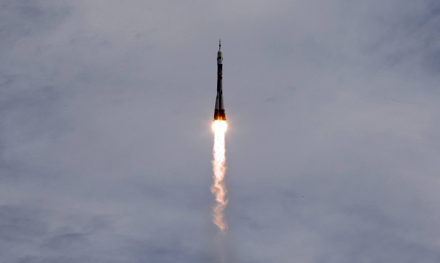 El Soyuz ya ha despegado rumbo a la EEI