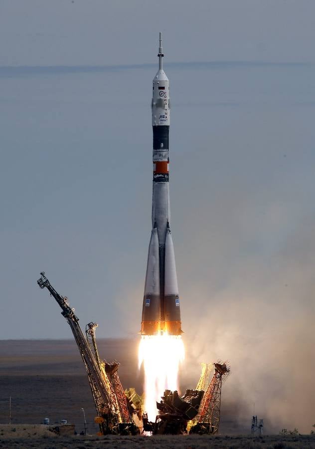 El Soyuz ya ha despegado rumbo a la EEI